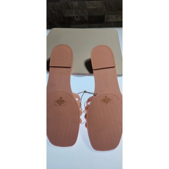Tommy Hilfiger Women’s Logo Jelly Slide Sandals Pink Size 10 New - Picture 6 of 7